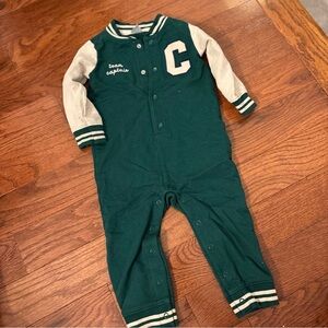 Carter's Green‎ and Cream Kids One Piece